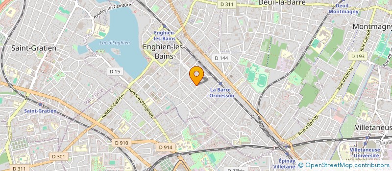 localisation de l'entreprise SCI GINESTE PONTOISE à ENGHIEN-LES-BAINS