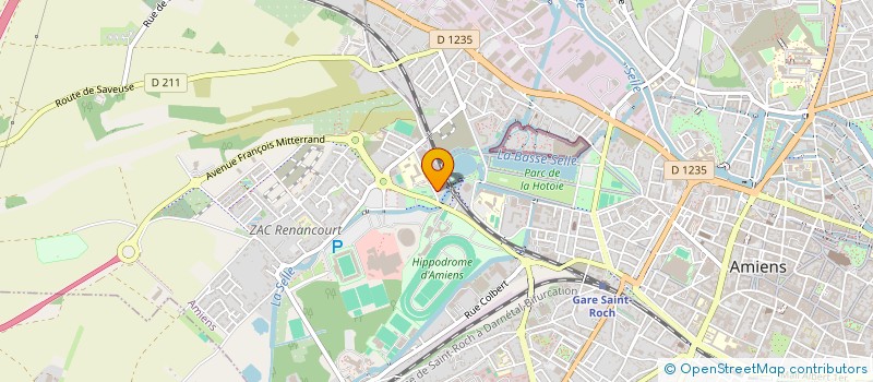 localisation de l'entreprise SCI GINETTE à AMIENS