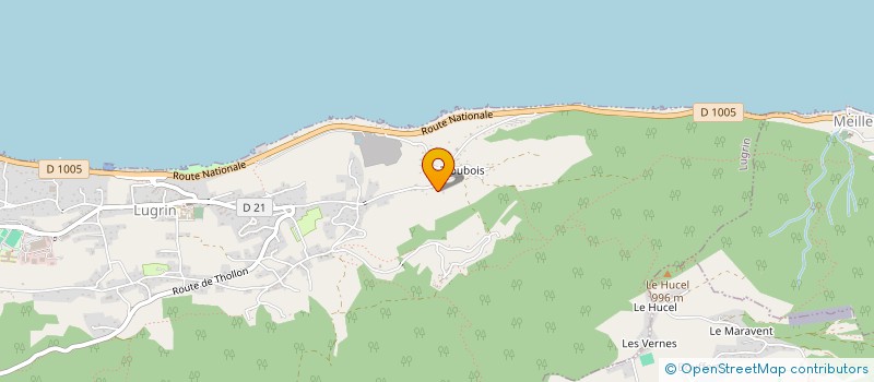 localisation de l'entreprise SCI GINETTE  LUGRIN