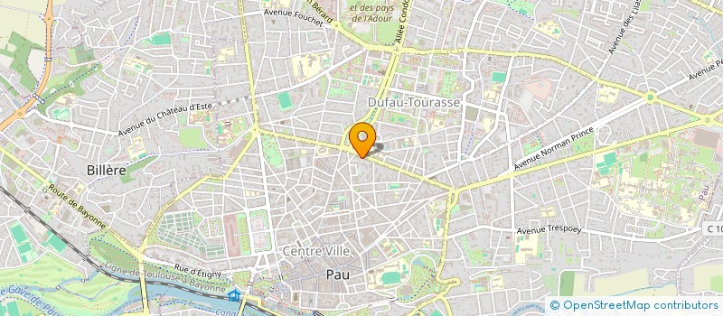 localisation de l'entreprise SCI GINEYS SAINT PAUL à PAU