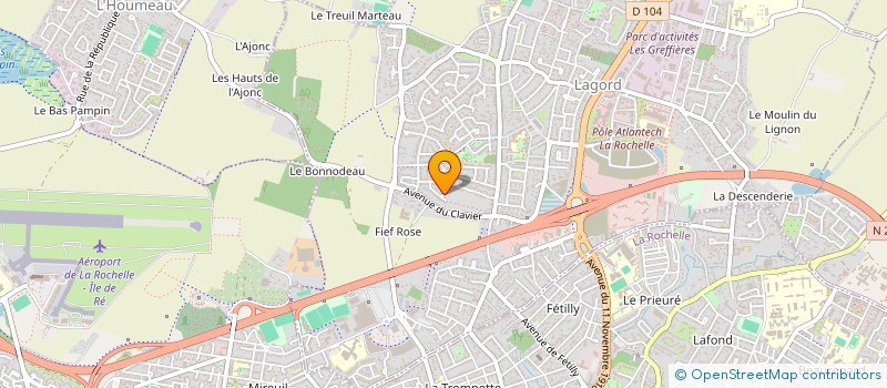 localisation de l'entreprise SCI GINGER BLACK  LAGORD