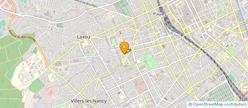 localisation de l'entreprise SCI GINGKO 17  NANCY