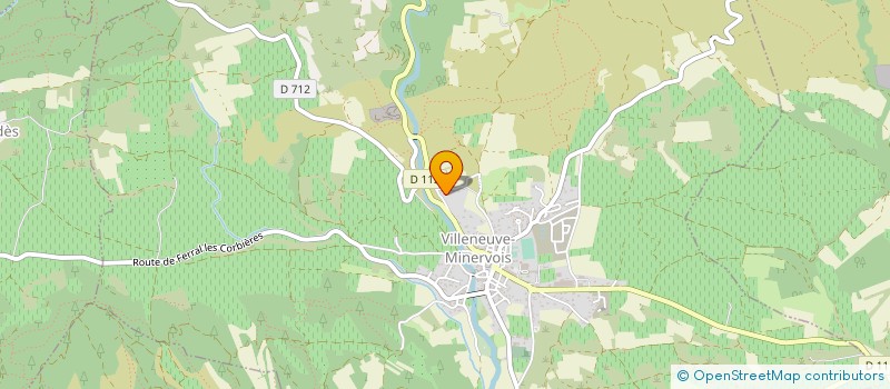 localisation de l'entreprise SCI GINIES  VILLENEUVE-MINERVOIS