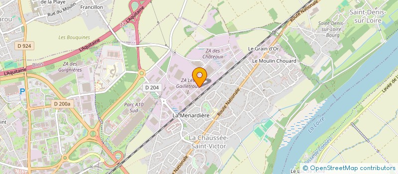 localisation de l'entreprise SCI GINKGO  LA CHAUSSEE-SAINT-VICTOR