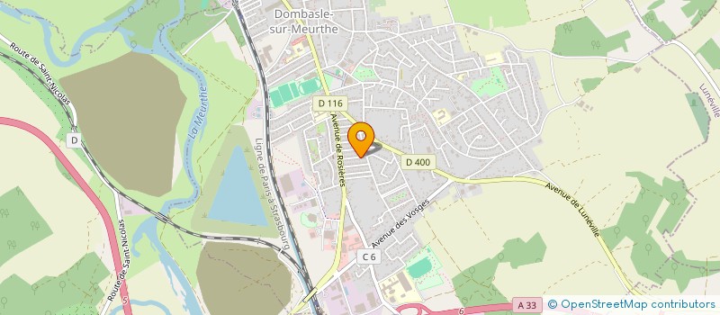 localisation de l'entreprise SCI GINKGO  DOMBASLE-SUR-MEURTHE