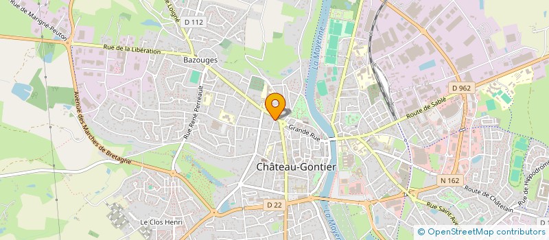 localisation de l'entreprise SCI GINKGO  CHATEAU-GONTIER-SUR-MAYENNE