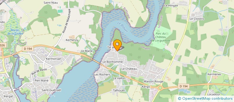 localisation de l'entreprise SCI GINKGO à KERVIGNAC