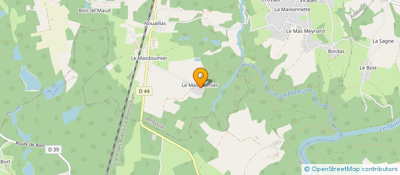 localisation de l'entreprise SCI GINKGO  AMBAZAC