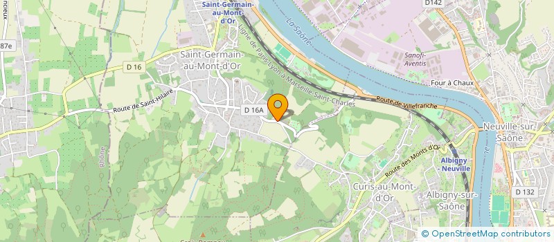 localisation de l'entreprise SCI GINKGO  SAINT-GERMAIN-AU-MONT-D'OR