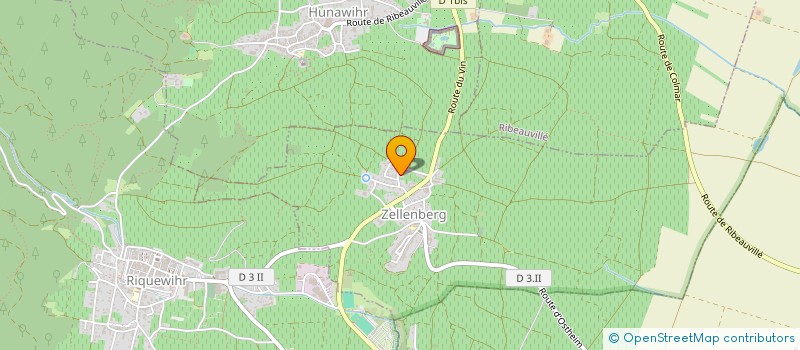 localisation de l'entreprise SCI GINKGO  ZELLENBERG