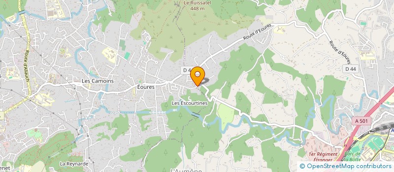 localisation de l'entreprise SCI GINKGO à AUBAGNE