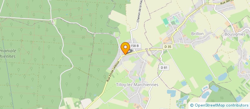 localisation de l'entreprise SCI GINKGO BILOBA à TILLOY-LEZ-MARCHIENNES