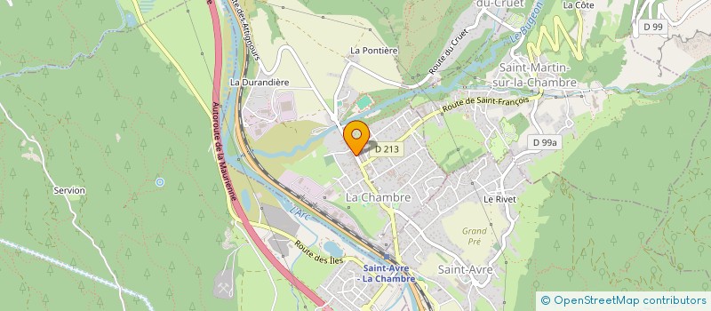 localisation de l'entreprise SCI GINKGO DES QUATRE SAISONS  LA CHAMBRE