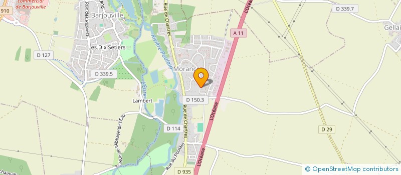 localisation de l'entreprise SCI GINKGO TJ à MORANCEZ