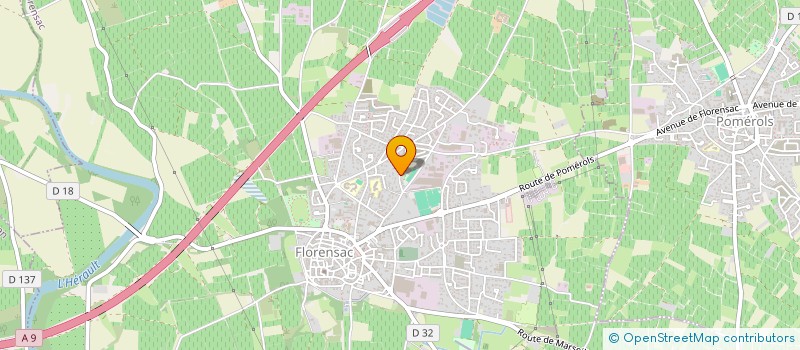 localisation de l'entreprise SCI GINKO  FLORENSAC