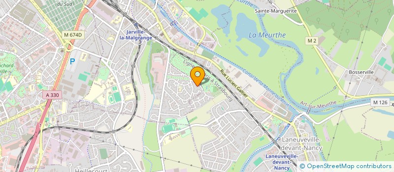 localisation de l'entreprise SCI GINKO  JARVILLE-LA-MALGRANGE