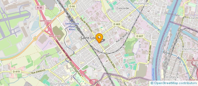 localisation de l'entreprise SCI GINKOR  SAINT-LOUIS