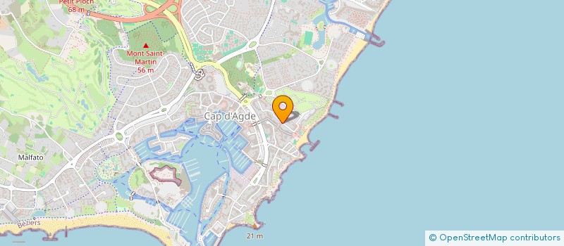 localisation de l'entreprise SCI GINLYS  AGDE