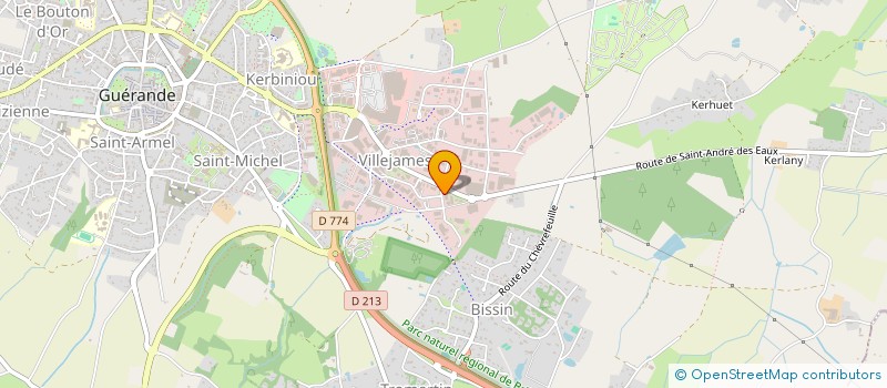 localisation de l'entreprise SCI GINO DIEGO  GUERANDE