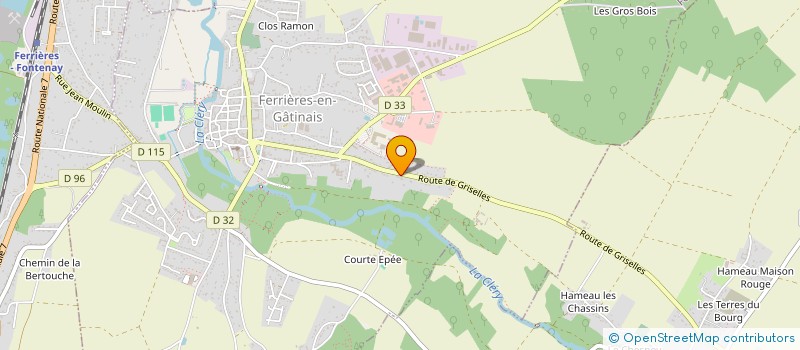 localisation de l'entreprise SCI GINO & FRANCIS à FERRIERES-EN-GATINAIS