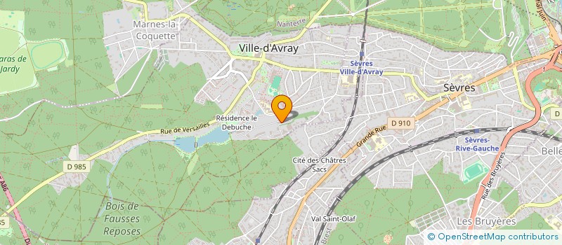 localisation de l'entreprise SCI GINOUVIER LE HAVRE  VILLE-D'AVRAY