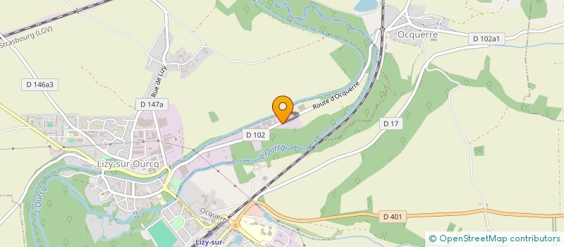 localisation de l'entreprise SCI GINY  LIZY-SUR-OURCQ