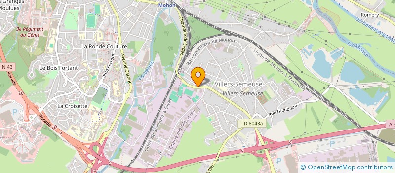 localisation de l'entreprise SCI GIOACCHINO  VILLERS-SEMEUSE