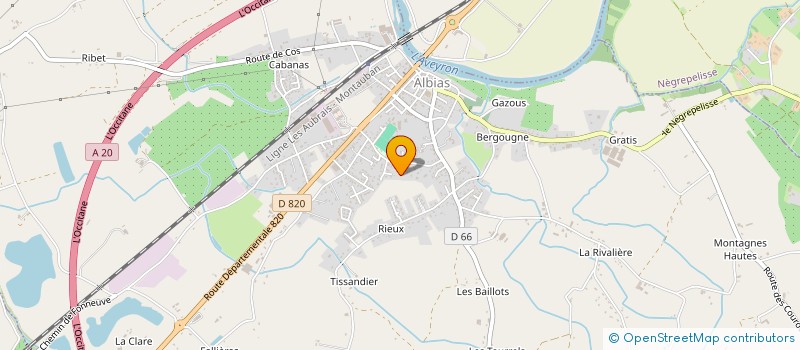 localisation de l'entreprise SCI GIOACCHINO  ALBIAS