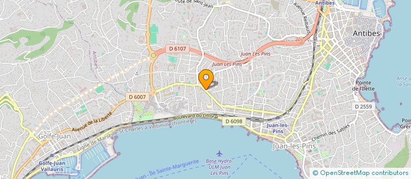 localisation de l'entreprise SCI GIONARO à ANTIBES