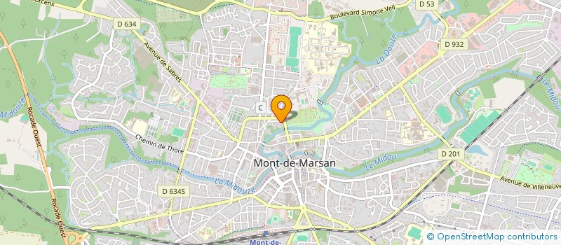 localisation de l'entreprise SCI GIONO à MONT-DE-MARSAN