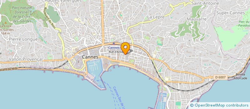 localisation de l'entreprise SCI GIORDANO PERE ET FILS à CANNES