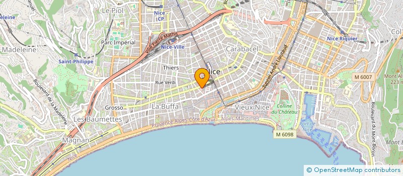 localisation de l'entreprise SCI GIORGI à NICE