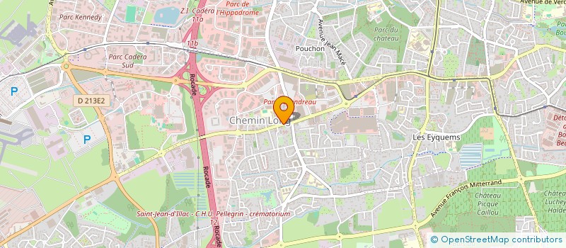 localisation de l'entreprise SCI GIOT RABEYROLLES IMMOBILIER  BORDEAUX