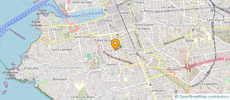 localisation de l'entreprise SCI GIOVANACCE  MARSEILLE