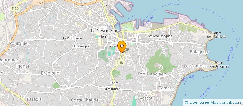 localisation de l'entreprise SCI GIOVANNELLI ET FILS à LA SEYNE-SUR-MER