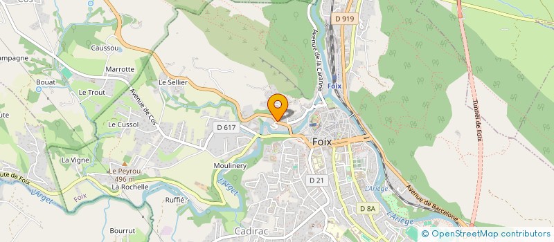 localisation de l'entreprise SCI GIPA à FOIX