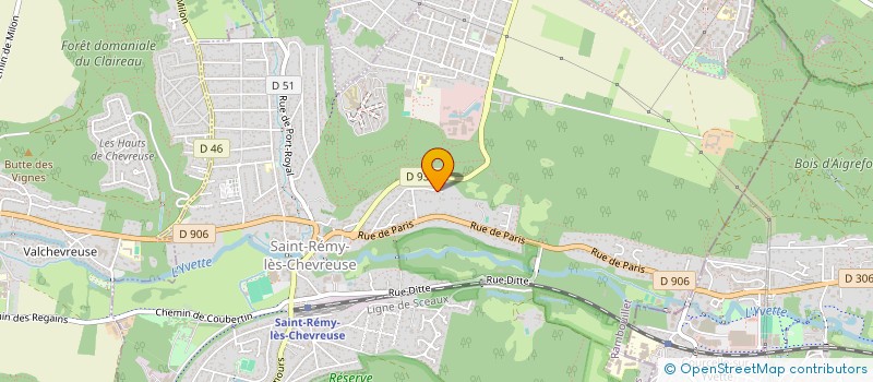 localisation de l'entreprise SCI GIPA  SAINT-REMY-LES-CHEVREUSE