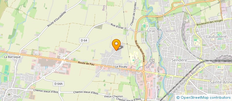 localisation de l'entreprise SCI GIPAC  IBOS