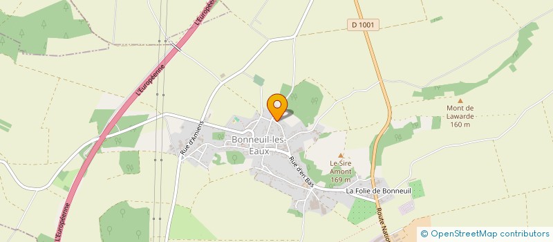 localisation de l'entreprise SCI GIPAJO  BONNEUIL-LES-EAUX