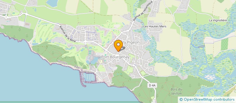 localisation de l'entreprise SCI GIPAMATIMA  TALMONT-SAINT-HILAIRE