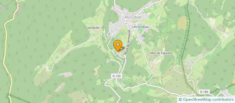 localisation de l'entreprise SCI GIPAVE  SAINT-HIPPOLYTE-DU-FORT