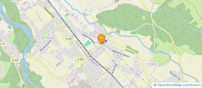 localisation de l'entreprise SCI GIPAX  ASSAT