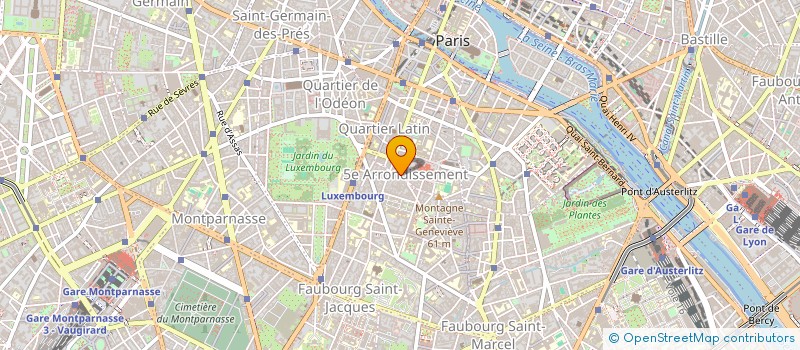 localisation de l'entreprise SCI GIPHI  PARIS