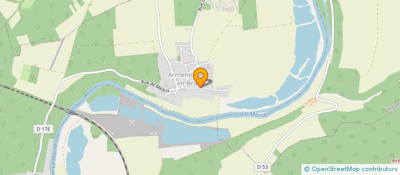 localisation de l'entreprise SCI GIPRATS  ARMENTIERES-EN-BRIE