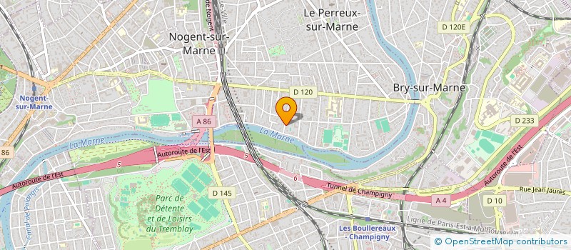 localisation de l'entreprise SCI GIPSY MARNE  LE PERREUX-SUR-MARNE