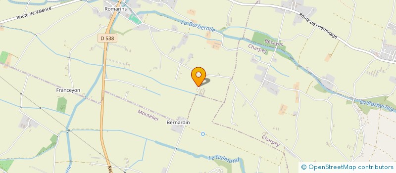 localisation de l'entreprise SCI GIRADEL  CHARPEY