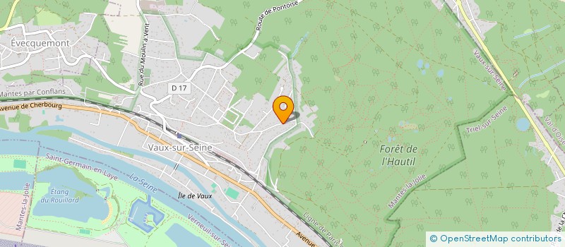 localisation de l'entreprise SCI GIRAHOME  VAUX-SUR-SEINE