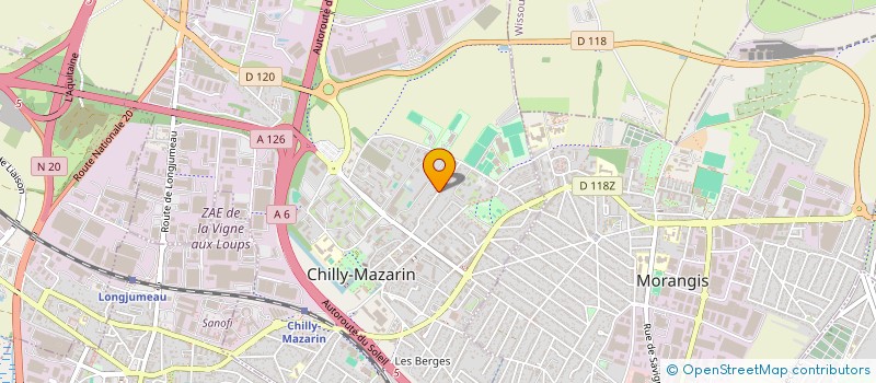 localisation de l'entreprise SCI GIRAL à CHILLY-MAZARIN