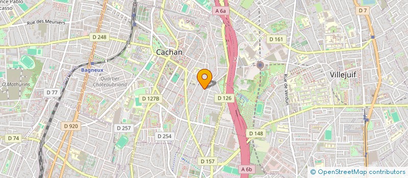 localisation de l'entreprise SCI GIRALDA  CACHAN