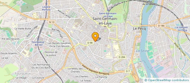 localisation de l'entreprise SCI GIRALDI AMPHION  SAINT-GERMAIN-EN-LAYE